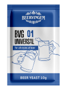 Пивные дрожжи Beervingem универсальные "Universal BVG-01", 10 г